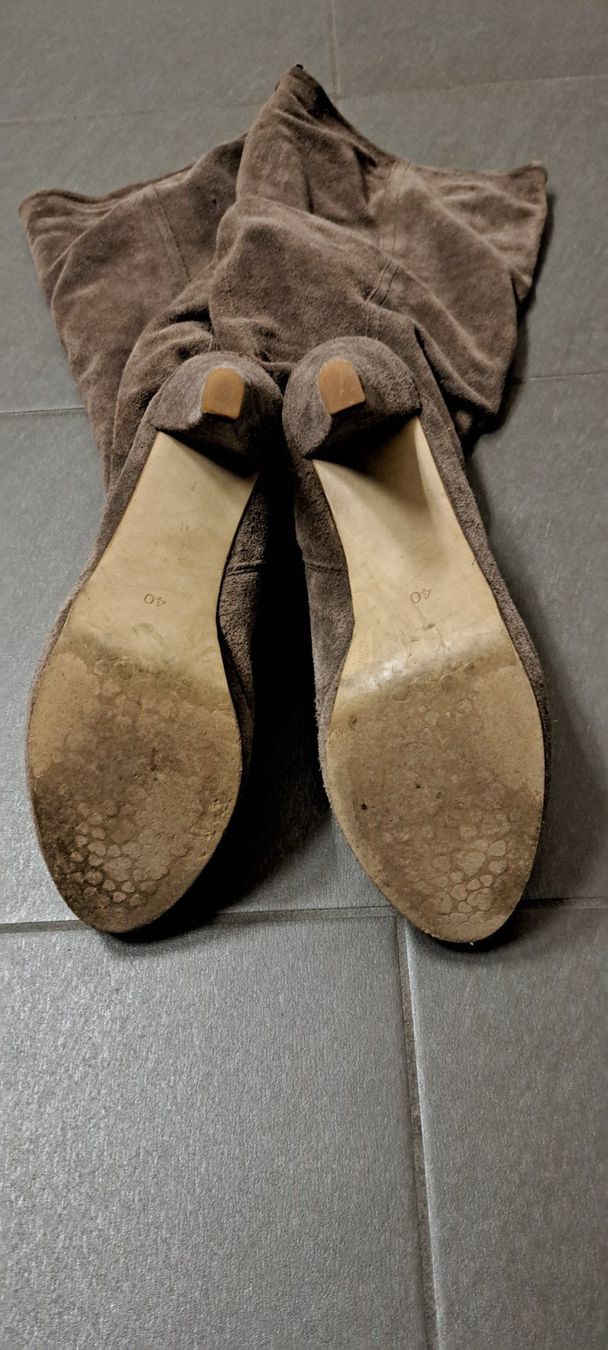 Scarpe da donna: Varese, botte en daim – Nuovo (secondo la descrizione) da Lussery-Villars venduto da pousinete02 5