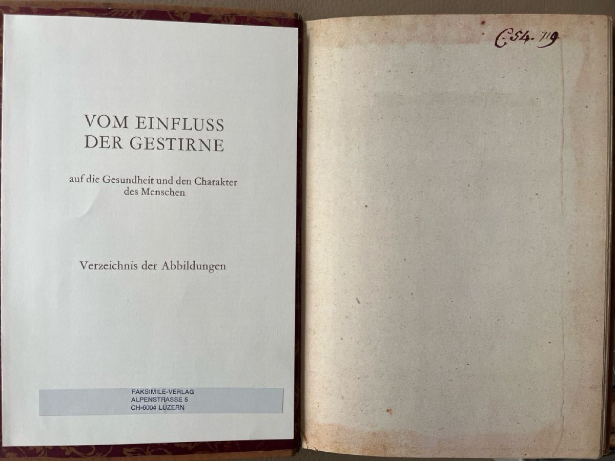 Libri: Antikes Buch "Vom Einfluss der Gestirne – Usato da Uster venduto da naderkhan