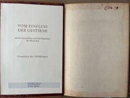 Antikes Buch "Vom Einfluss der Gestirne