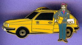 DB  Pöstler mit VW Golf