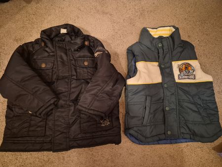 Kinderjacke und Weste Grösse 86 für den Herbst/Winter