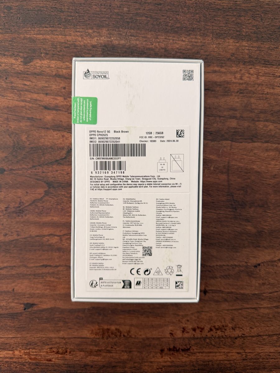 Oppo Telefoni cellulari / Smartphones: OPPO Reno12 5G Handy  – Nuovo e nell'imballaggio originale da Volketswil venduto da ina_pa 1