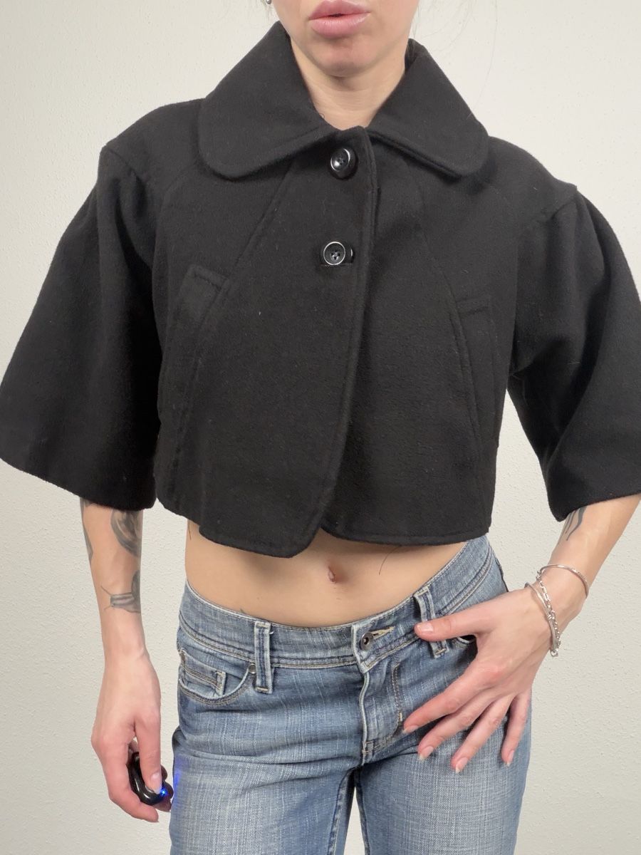Giacche: Vintage Y2K Cropped Jacket coat – Usato da Knonau venduto da Grapesvintage 4