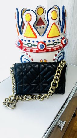 ZARA Tasche schwarz 