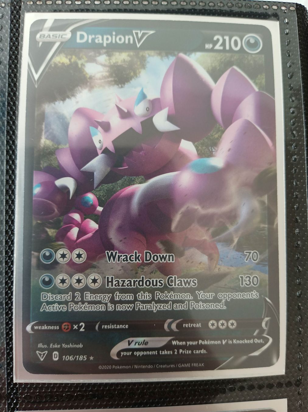 Pokémon Carte collezionabili: Drapion V - Pokemon Englisch – Usato da Altstätten SG venduto da GGsGameshop