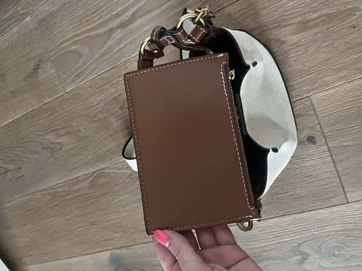 Zara Sacs femmes: Handtasche Canvas Leder braun neuwertig – D'occasion à Wald ZH par vivian__ 2