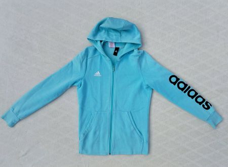 Hoodie Kapuzenpullover Adidas Mintgrün Gr. XS