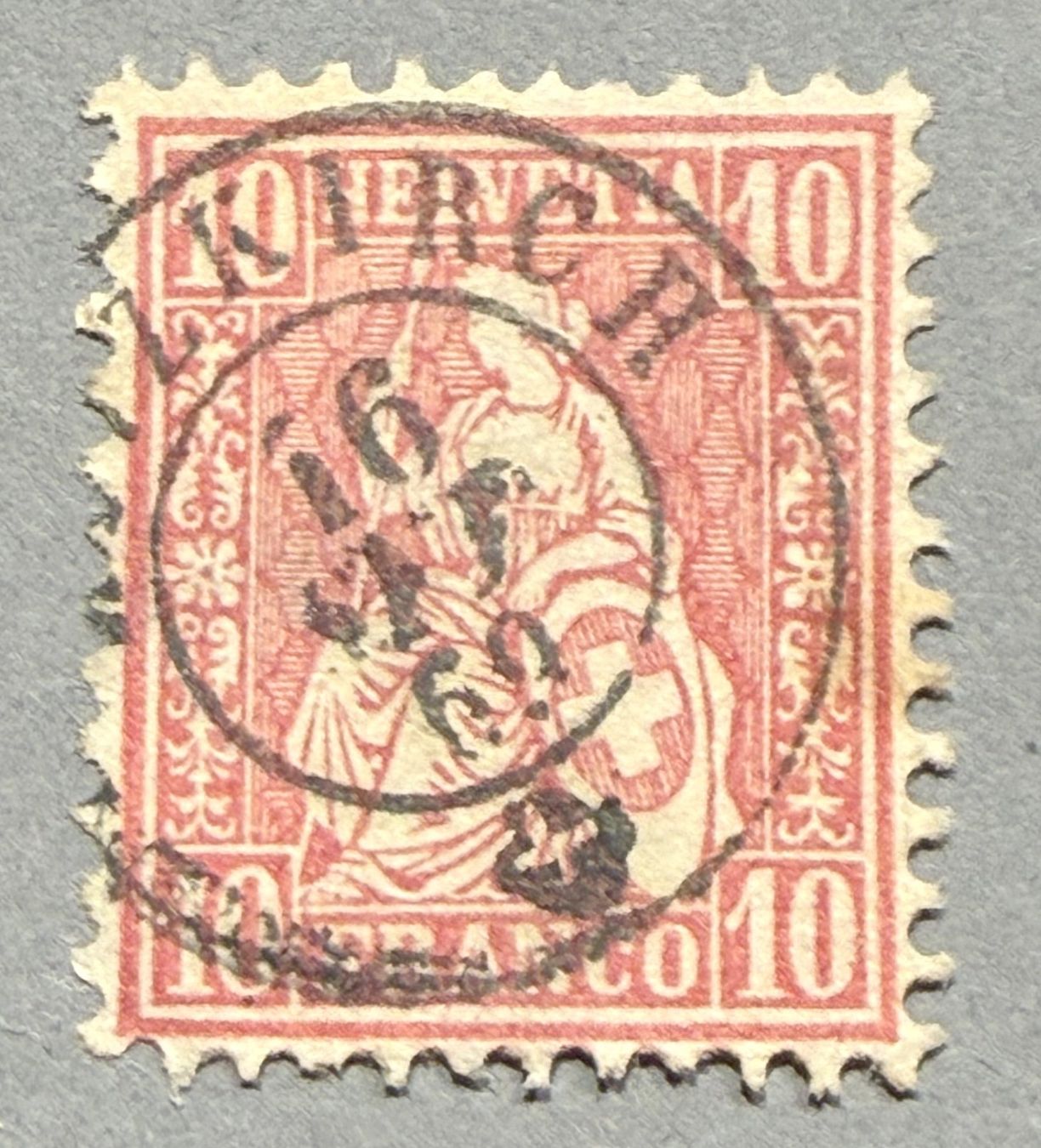 Alle Briefmarken: 38 Vollstempel Hitzkirch – Gebraucht aus Steinhausen von yukon26