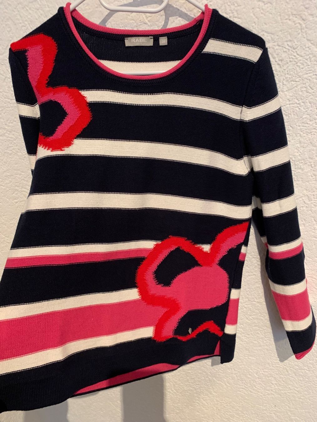 Rabe Maglioni & Felpe: Rabe Pullover gestreift Pink Rot bunt Gr. 38 / M – Usato da Fislisbach venduto da KolibriSecondhand 4