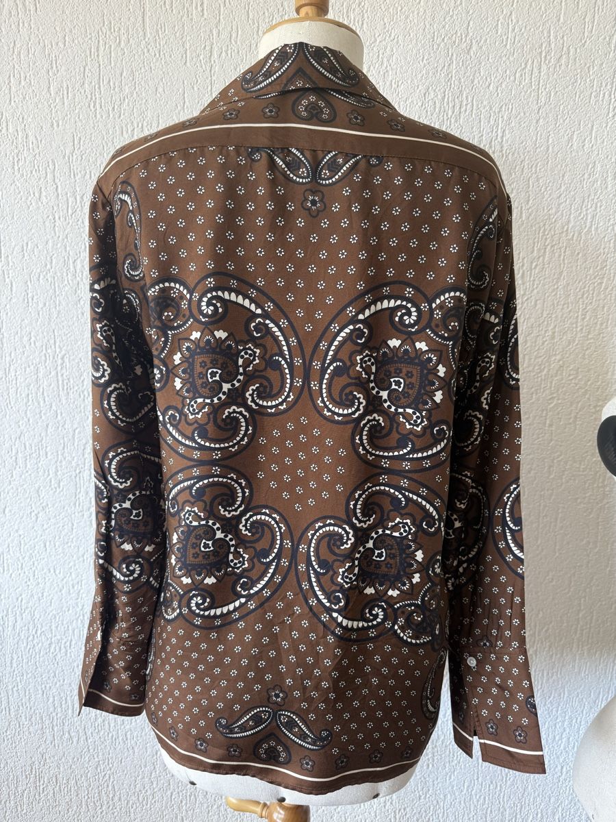 Sandro Blusen: Sandro Bluse 100% Seide Grösse 3 braun – Gebraucht aus Nidau von Preloved_Nidau 1