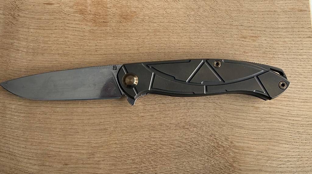 Coltelli tascabile: Cheburkov Scout, Damast in Bronze – Usato da Oberhelfenschwil venduto da Erselbst