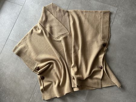 Warmer PONCHO in CAMEL