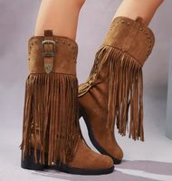 Damenschuh Hippieverkleidung / Krimidinner Grösse 38