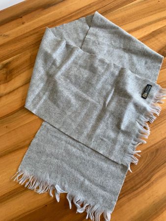 Schottland Crombie Kaschmir-Schal, hellgrau, Top