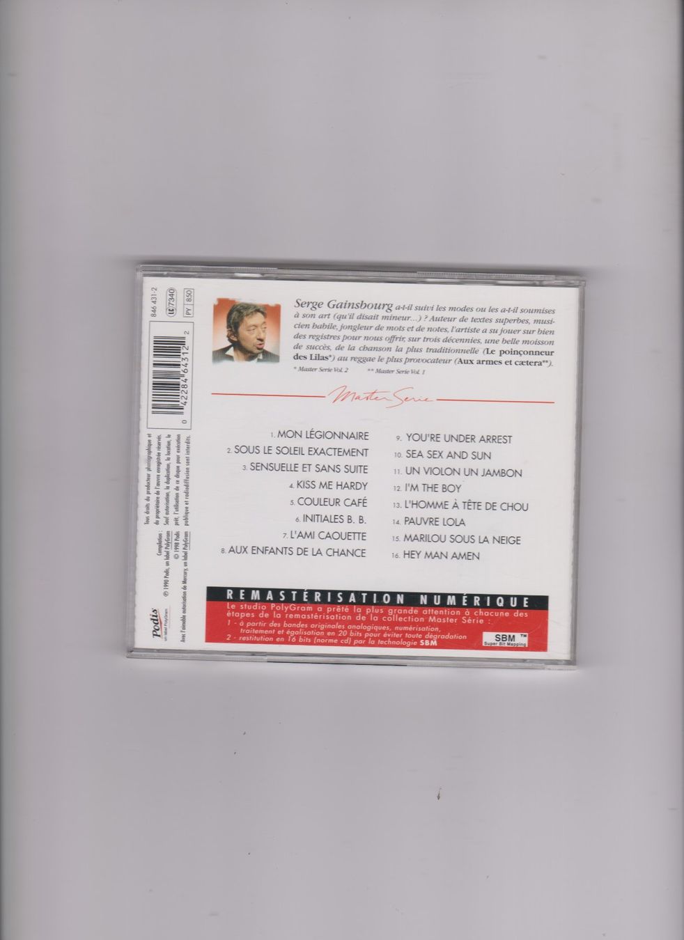 CDs: CD Serge Gainsbourg Master Serie Vol.3 – Gebraucht aus Bex von Canouille 1