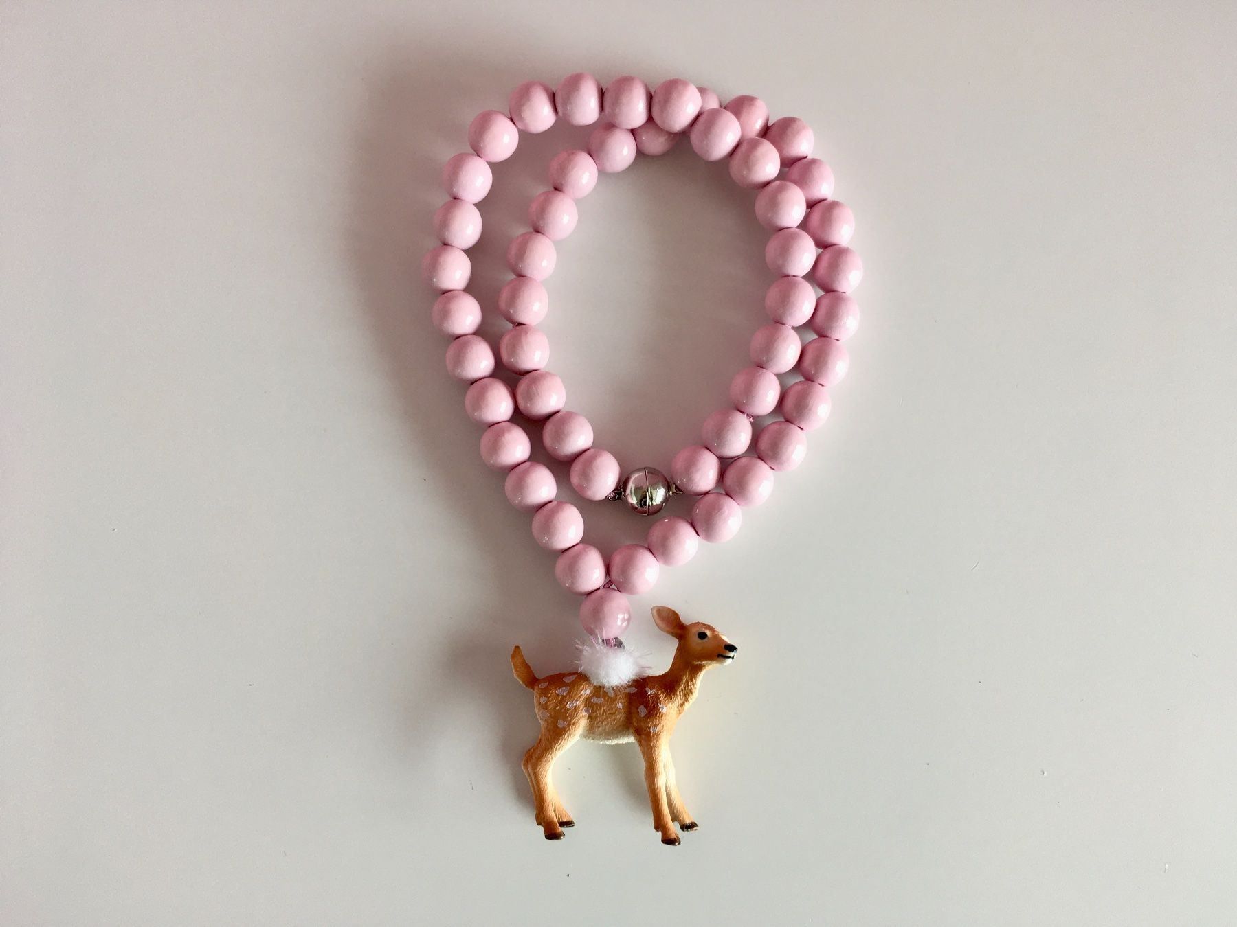Catenine: SCHLEICH Kette Bambi Reh rosa – Nuovo e nell'imballaggio originale da Zollikofen venduto da poppala 2