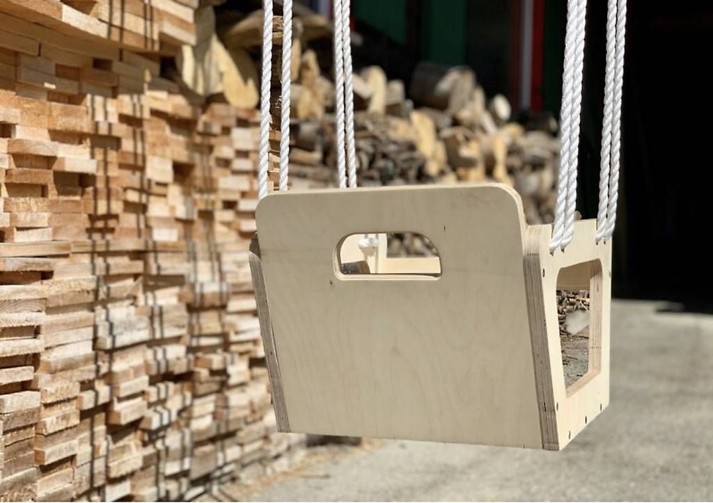 Altre altalene da giardino: Schaukel Baby aus Holz – Usato da Wohlen b. Bern venduto da nicolez8 3