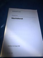Schweiz. Armee Lehrschrift Wachtdienst 51.301 d