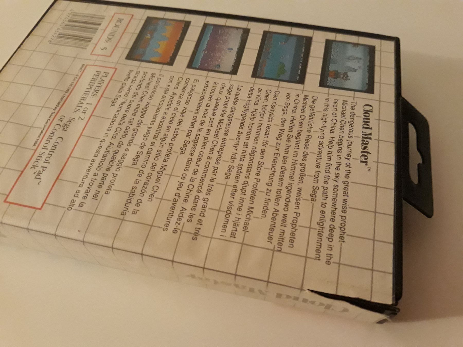 Konsolen: Cloud Master Sega Master System OVP – Gebraucht aus Aarau von Kaesekuchen2000 2