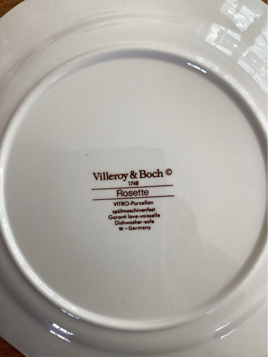 Villeroy & Boch Set di piatti: Villeroy&Boch, Kaffeeservice Rosette 58-teilig – Usato da Salenstein venduto da Esprit57 3