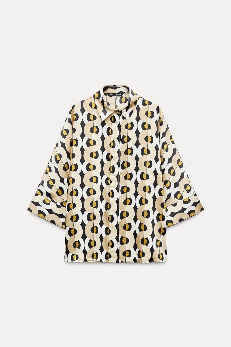 Zara Camicette: Zara Bluse geometrisches Muster Gr.S – Nuovo (secondo la descrizione) da Altendorf venduto da PiaLang