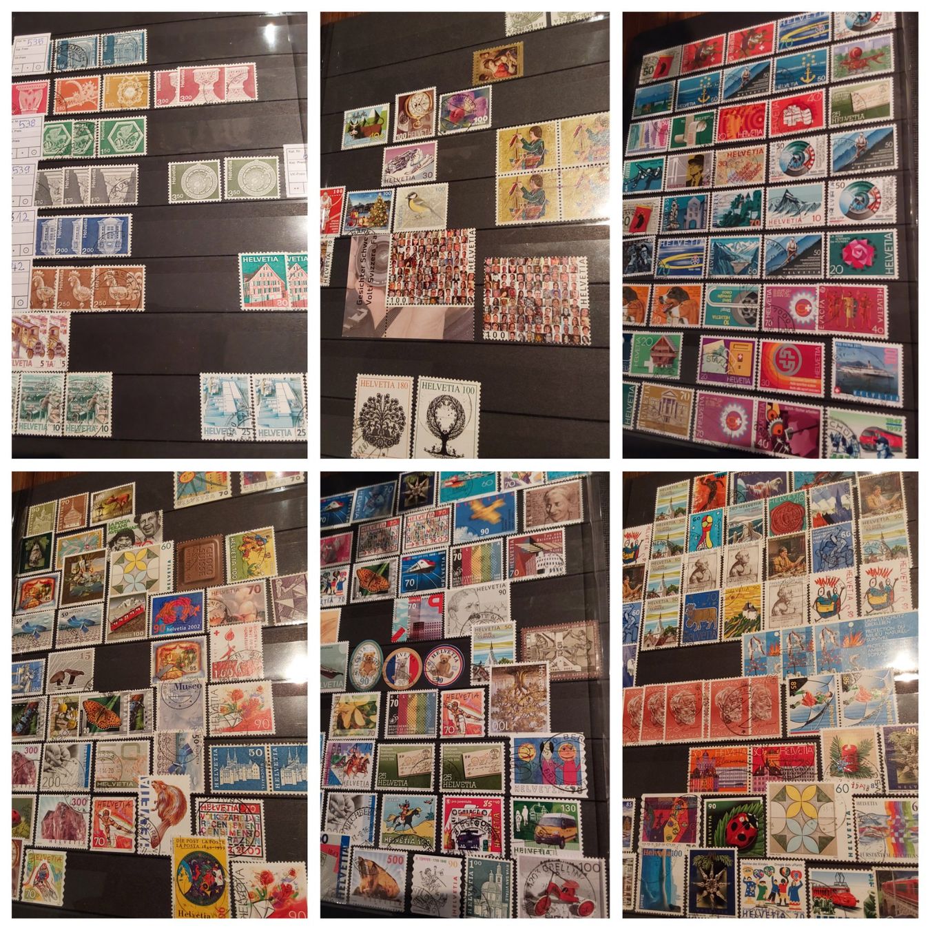 Tutti i francobolli: 6 Stk. CH Briefmarken-/Dublettenalben – Usato da Münchwilen AG venduto da Nesar 5