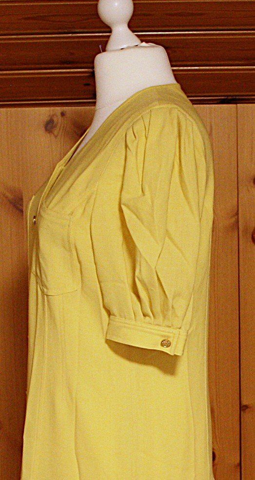 Vestiti: Kleid Goldschmidt gelb Gr. M – Difettoso da Flüelen venduto da Diversicum-Vintage 4