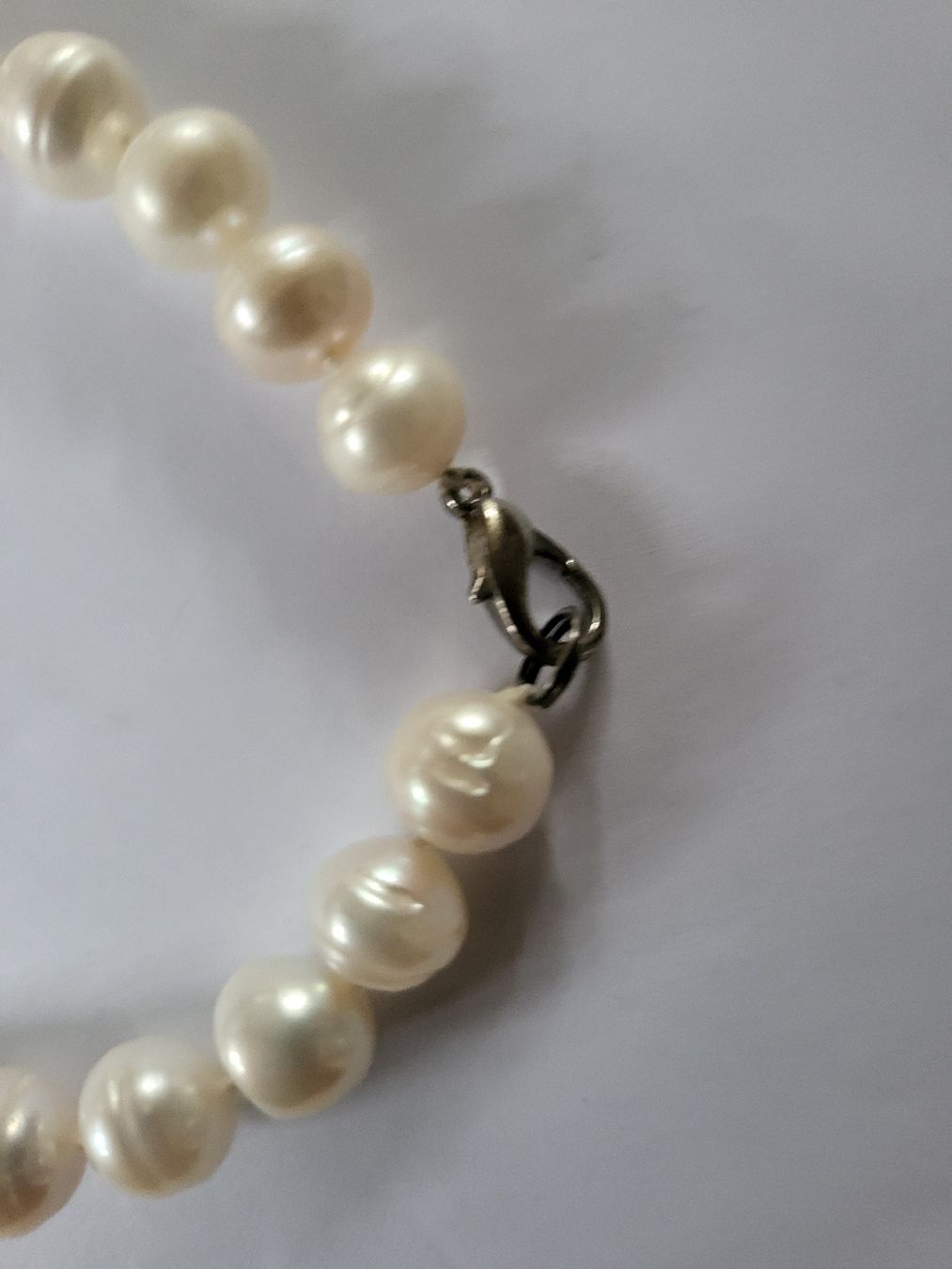 Catenine: 4 Superbe collier de perles  fermoir argenté.  – Usato da Niedergösgen venduto da Eva2410 3