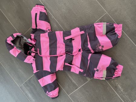 Skianzug, Grösse 62/68 Pink/Grau, Top Zustand!