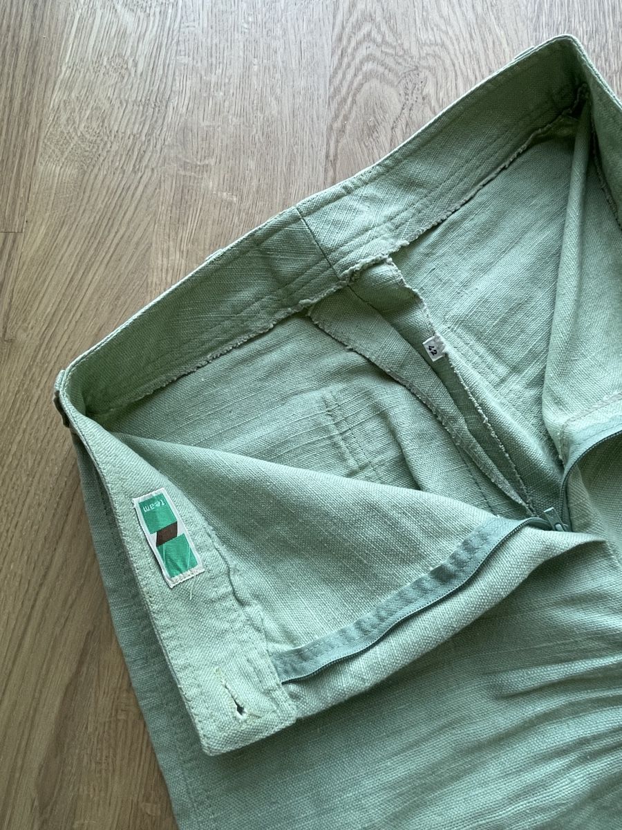 Pantaloni: Pantalon bootcut en lin et coton – Usato da Baar venduto da ali_l9sf 1