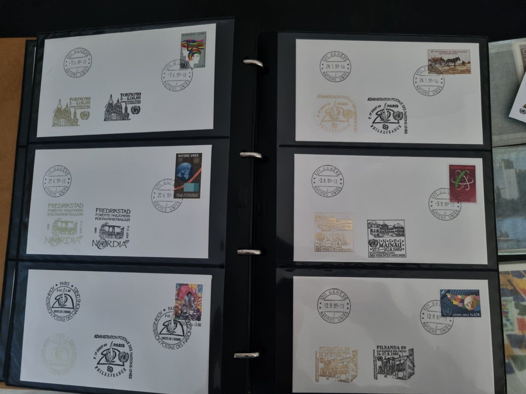 Alle Briefmarken: Kiste mit xxx Briefe/FDC/Maximumkarten UNO – Gebraucht aus Gümligen von Geniusbuy 7