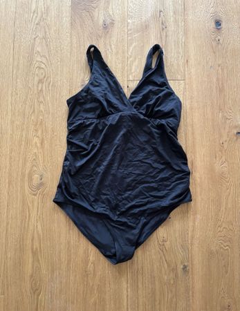 Umstandsbadkleid Badeanzug schwarz H&M M/38