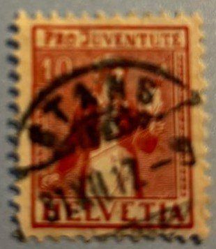 Alle Briefmarken: Pro Juventute Nr. 9 – Gebraucht aus Nidau von sch_l8zp