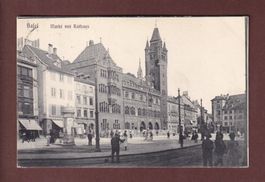 BASEL - Marktplatz - Rathaus - 1906