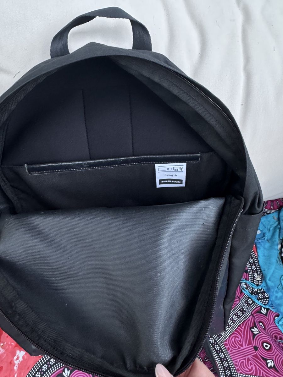 Freitag Zaini: Schwarzer Freitag Rucksack Malcom F601 – Usato da Chur venduto da arxi 5
