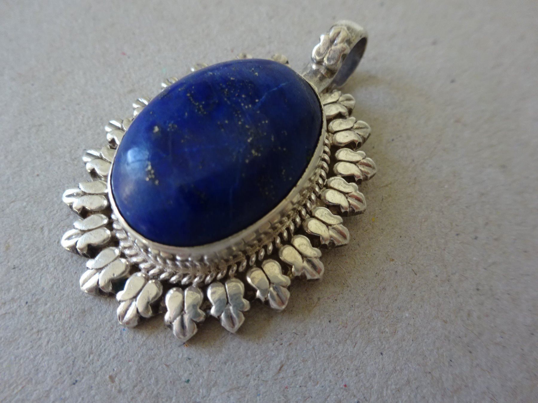 Ciondoli: Lapislazuli Anhänger - 925 Silber – Usato da Esslingen venduto da eintagammeer 2