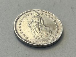 2 Franken 1875, Erhaltung!!!
