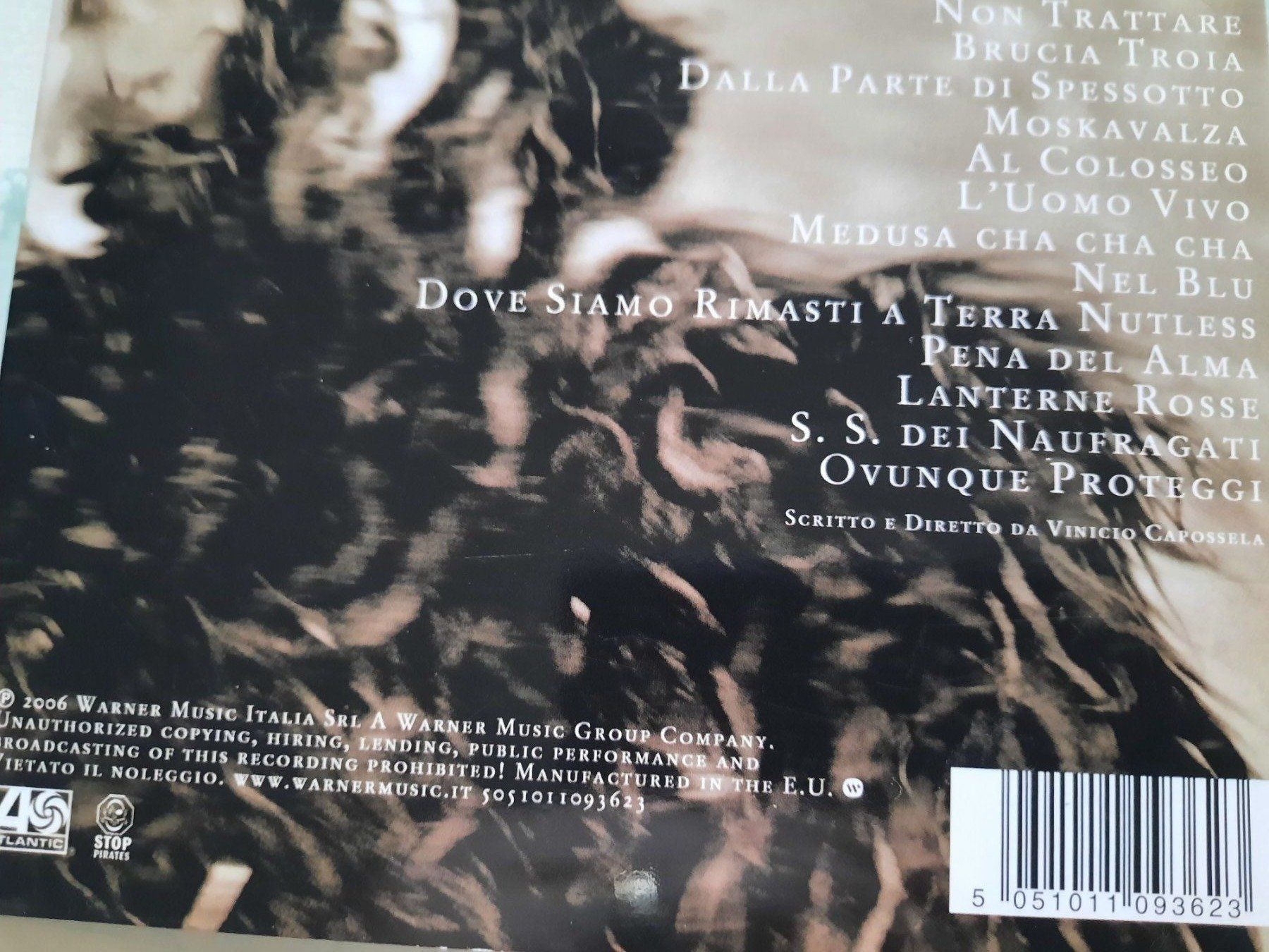 CD: CD Vinicio Capossela - Ovunque Proteggi  – Usato da Pully venduto da bro_n52j 3