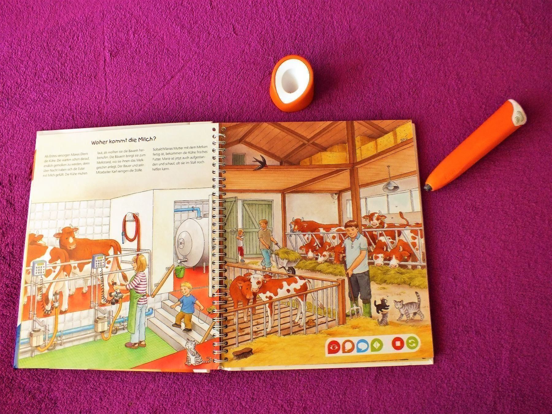 Tiptoi Giocattoli: tiptoi Starterset - Stift mit Player & Bauernhof Buch – Usato da Müllheim Dorf venduto da Seeeule01 5