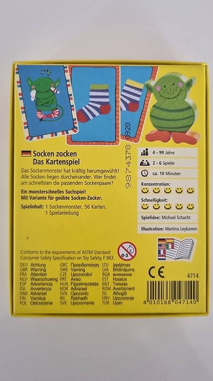 Spiele: Socken Zocken Das Kartenspiel – Gebraucht aus Ehrendingen von NSX-RR 1