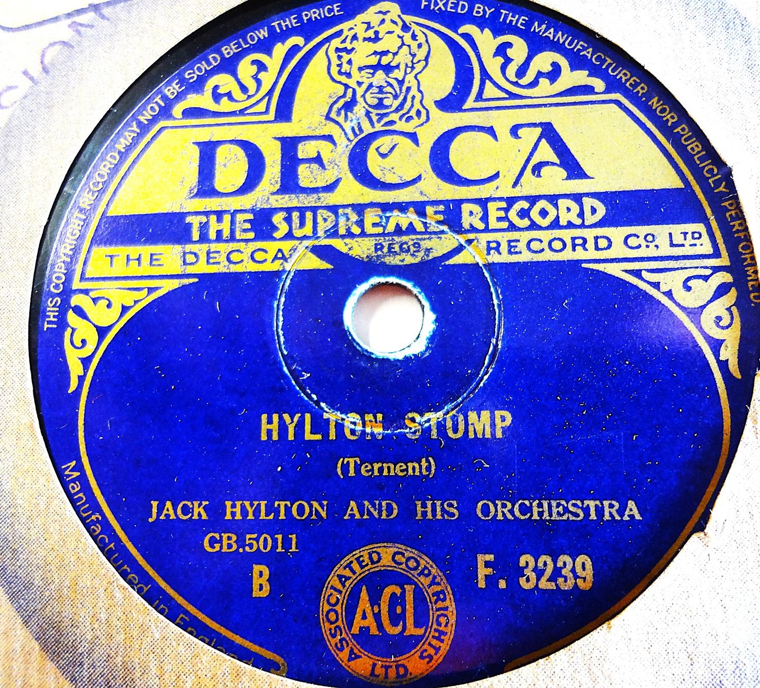 Dischi in vinile: Jack Hylton 30 Schellackplatten bester Britischer Tanzmusik – Usato da Hemishofen venduto da Phonomandy 1