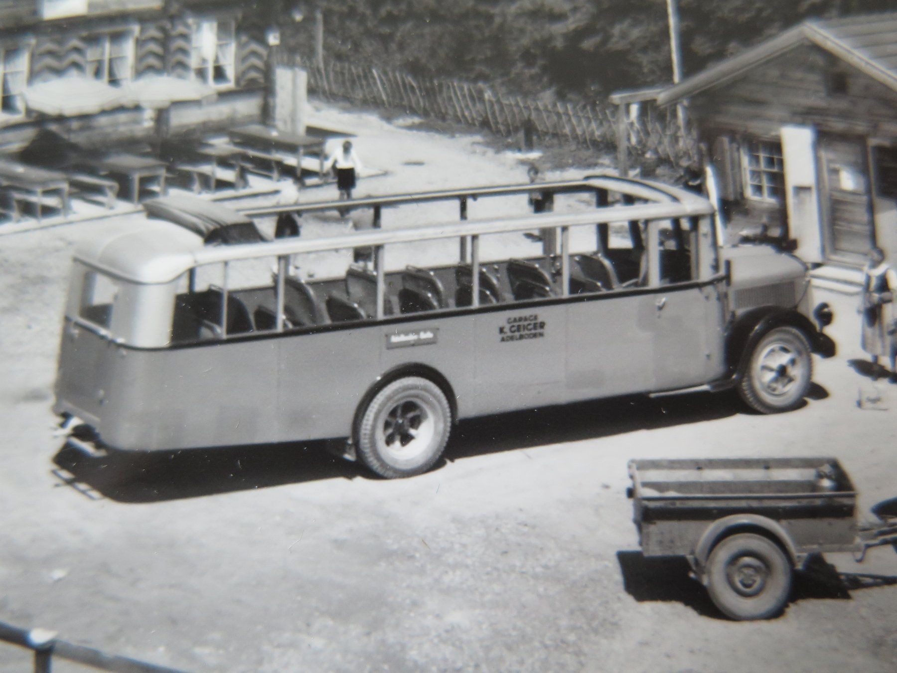 Cartoline postali: ADELBODEN - REST. GEILSSBRÜGGLI - POSTAUTOS – Usato da Wittenbach venduto da lipasal 1
