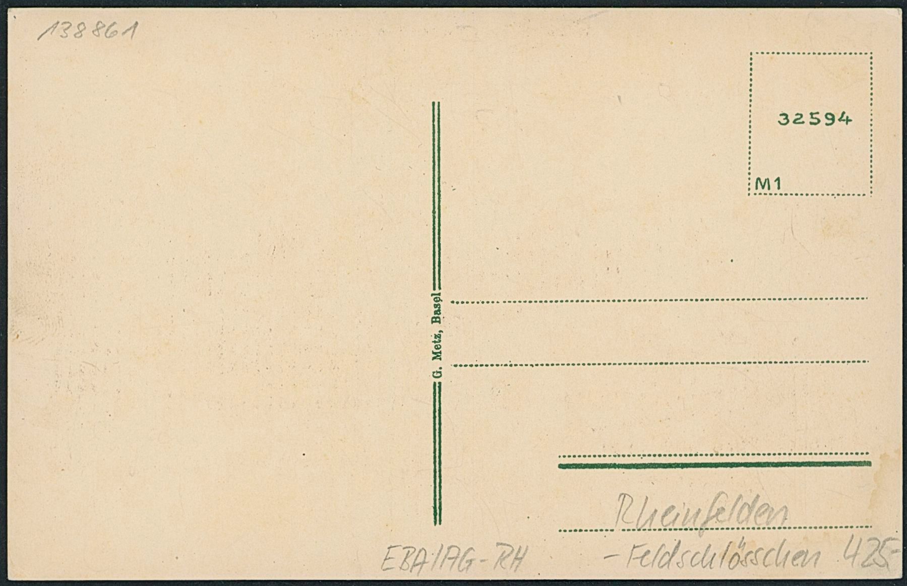 Cartoline postali: AG Rheinfelden - Bahn - Brauerei - Bier – Nuovo (secondo la descrizione) da Schindellegi venduto da leecollect 1