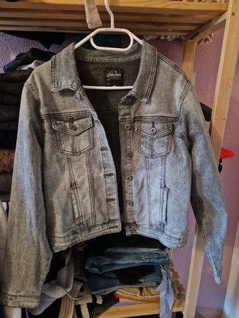 Chicorée Jeansjacke in Grau, Grösse L