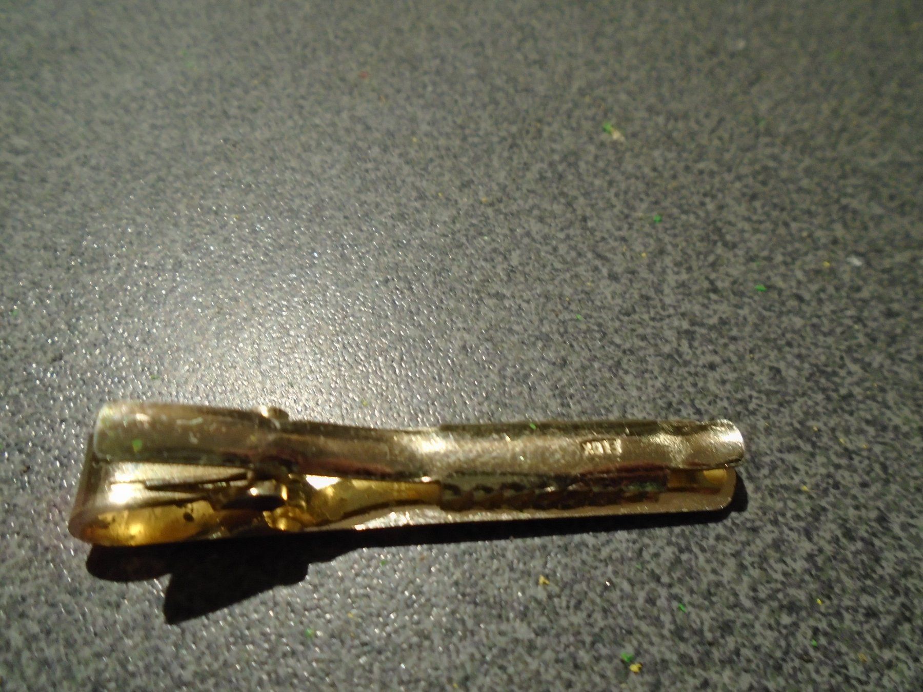 Accessori per capelli: Haarspange goldfarbig, Streifenmuster – Usato da Zürich venduto da abraxas1291 1