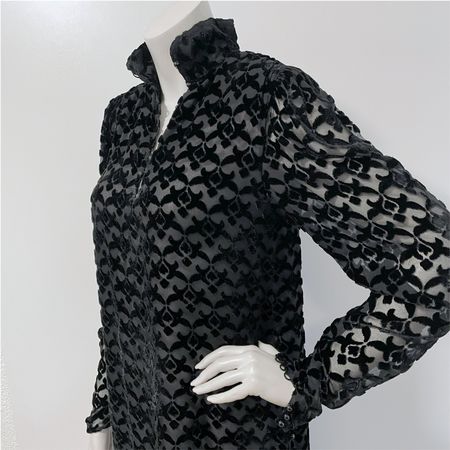 Kleid Abendkleid Party Gr.S Seide Samt Oscar Rom Luxus 1990s