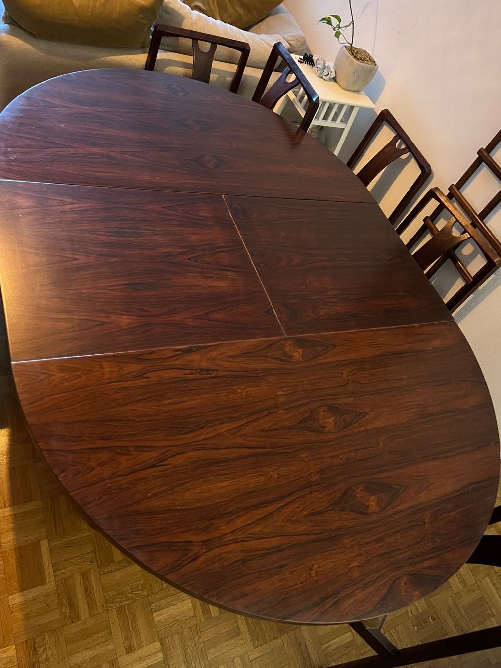Tischset: Table à manger extensible vintage en bois massif + 6 chaises – Gebraucht aus Lausanne von dia_xs9l 2