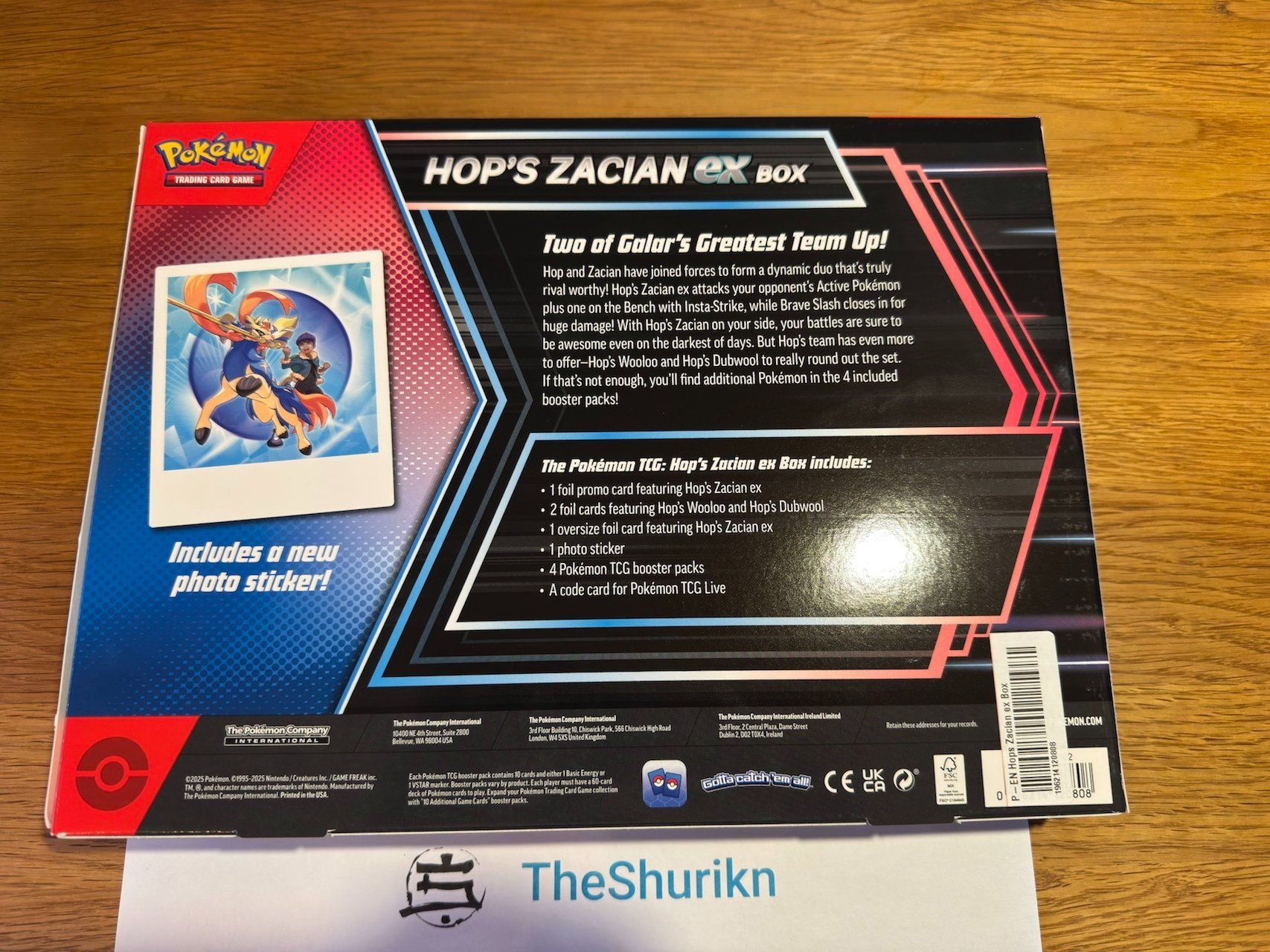 Pokémon Sammelbilder & Trading cards: Pokémon Hop's Zacian Box ENG – Neu und originalverpackt aus Cheyres von TheShurikn 1