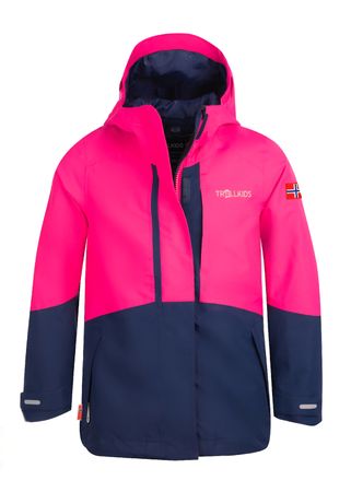 Trollkids Girl's Skaland Jacket - Regenjacke Mädchen Gr. 176
