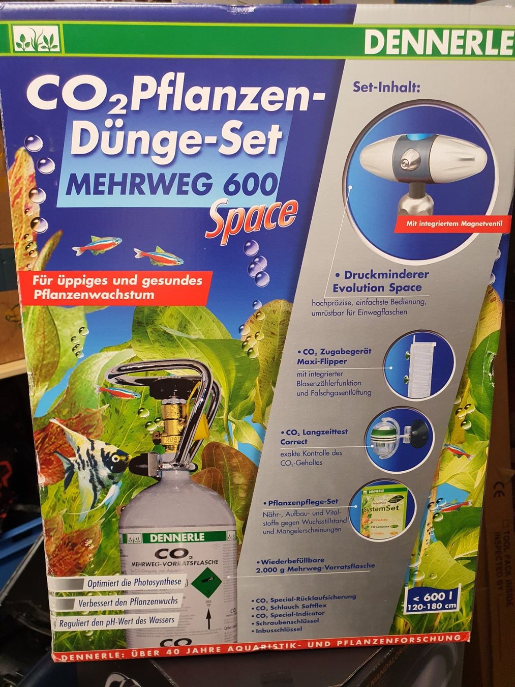 Spandiconcime: Dennerle CO2 Pflanzen-Dünge-Set 600 – Usato da Thierachern venduto da Marc.Pascal.Wittwer